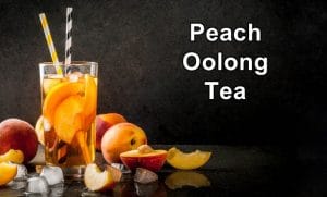 peach oolong tea