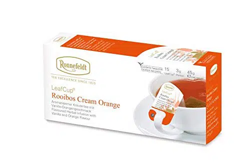 Ronnefeldt Leafcup cream orange